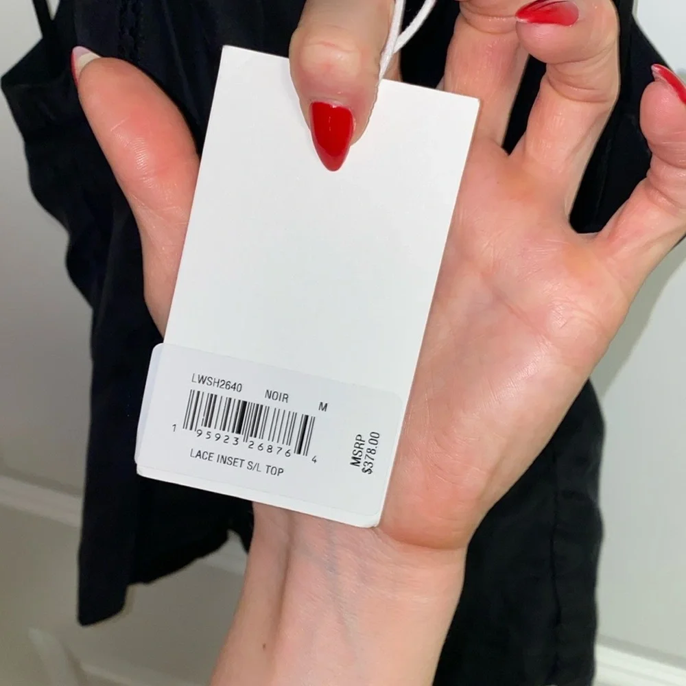 Frame Lace Inset Sleeveless Top - Picture 8 of 8